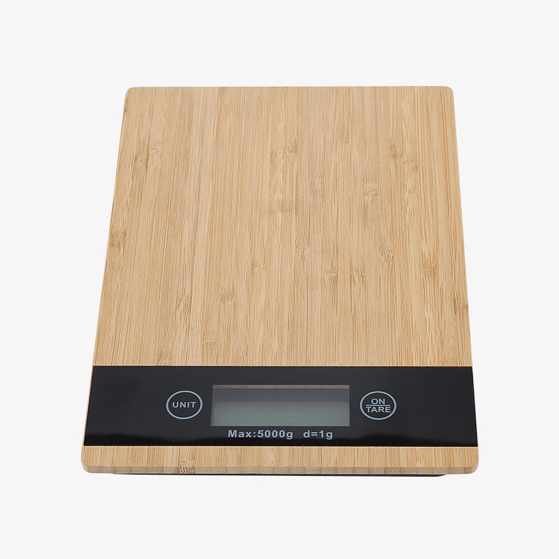 KDF-1 Rectangle fashion high accurate safe bamboo cutting board electronic kitchen scale