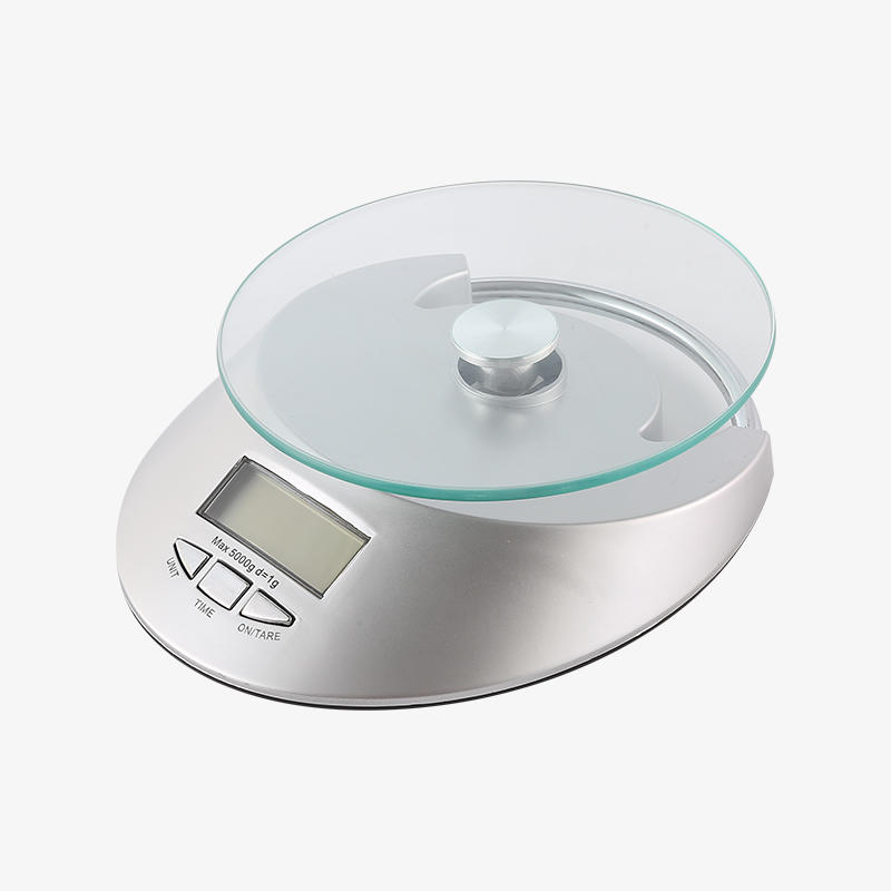 KDD-2 5kg 11lb tempered glass plat food weighing electronic kitchen scale