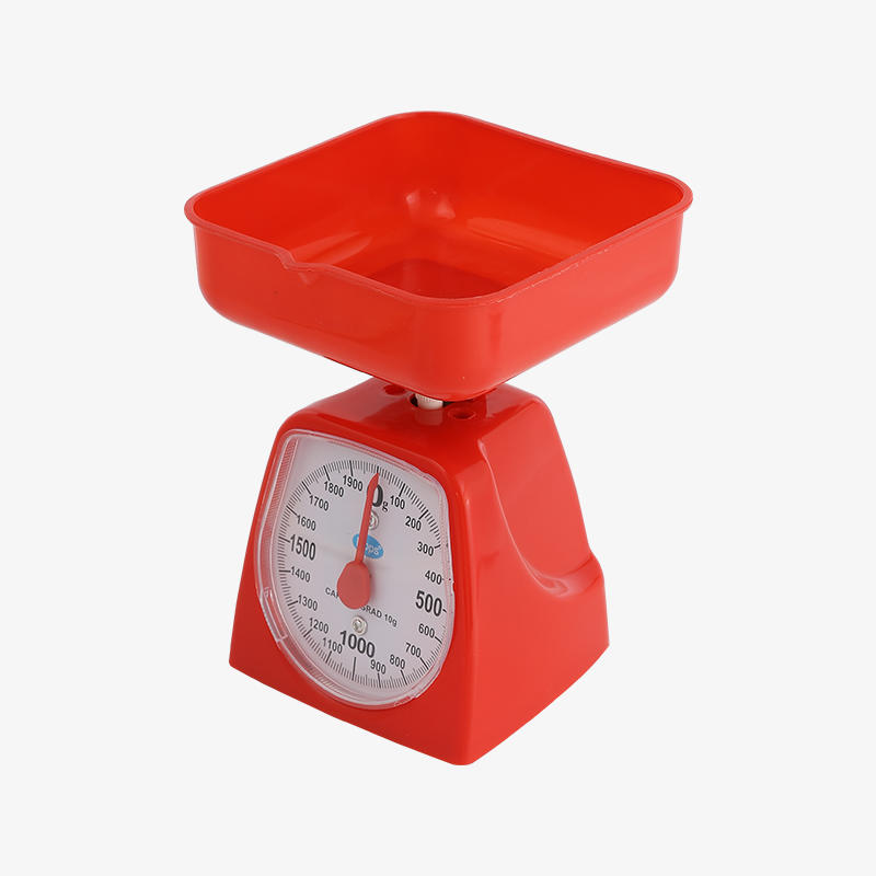 KCA plastic removable square tray mechanical kitchen scale