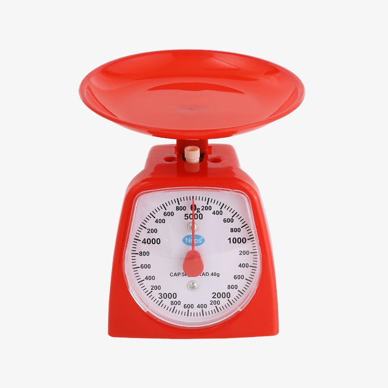 KCA-1 mechanical kitchen scale wih circle plastic removable tray