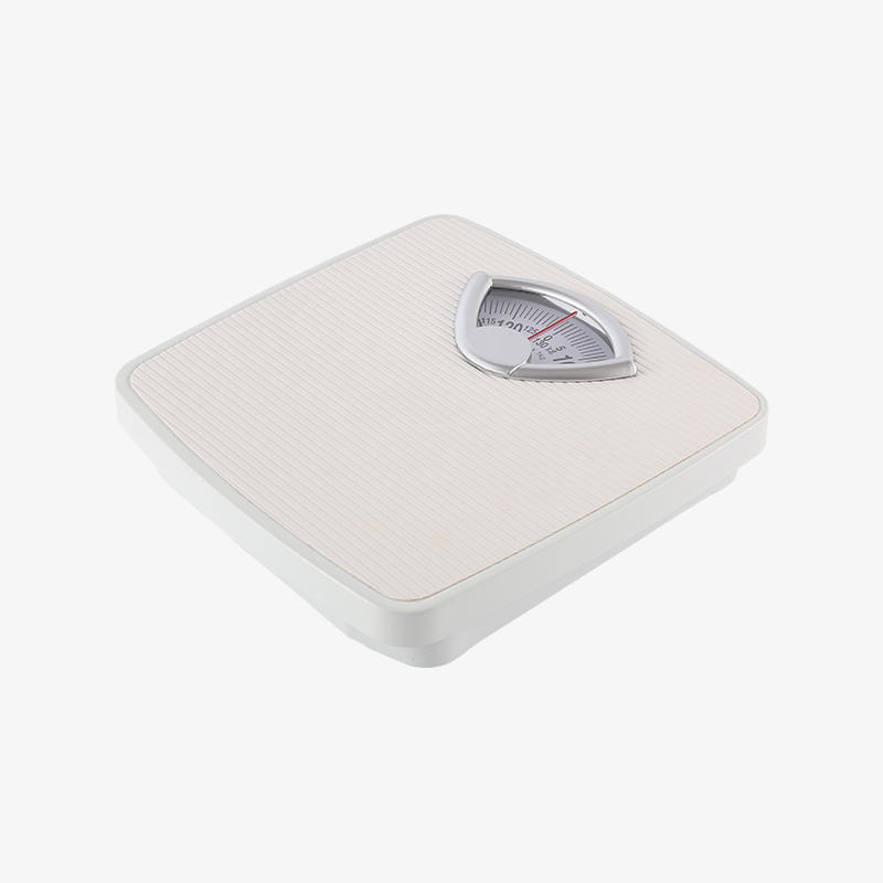 Pu anti-slip mat mechanical pointer scale household bathroom scale 130kg healthy human scale